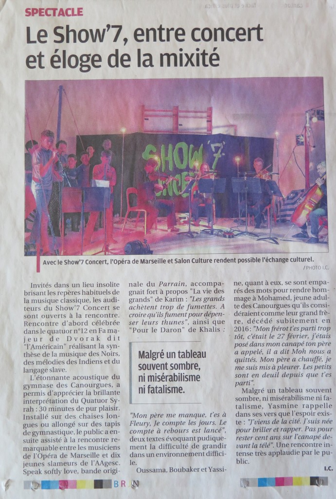 article provence show7 2016